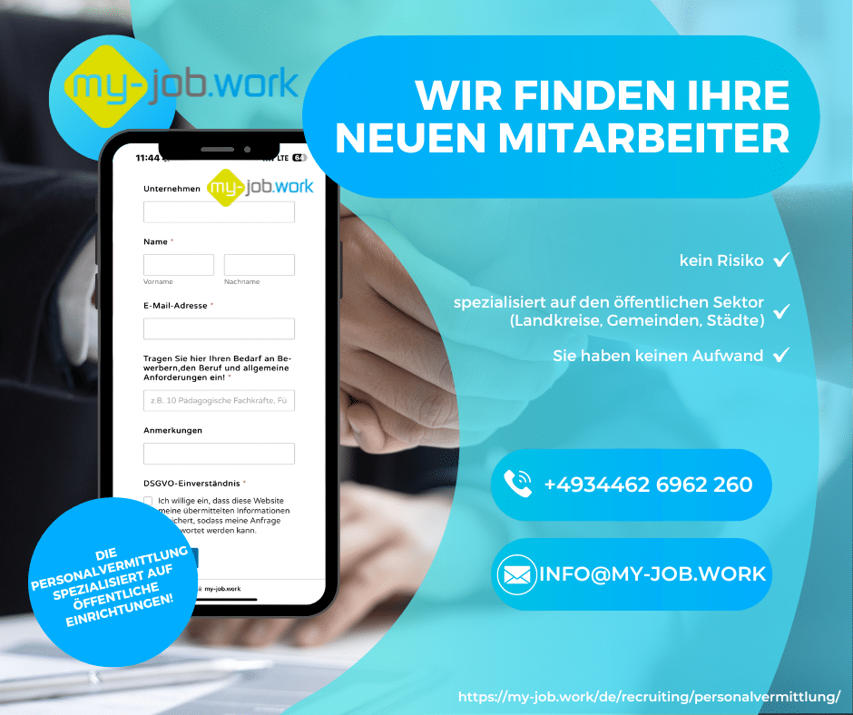 Die Personalvermittlung spezialisiert auf oeffentliche einrichtungen