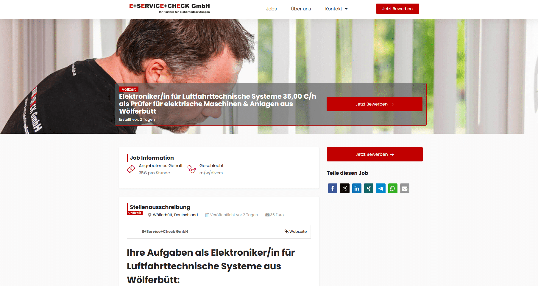 Erstellung Jobportal